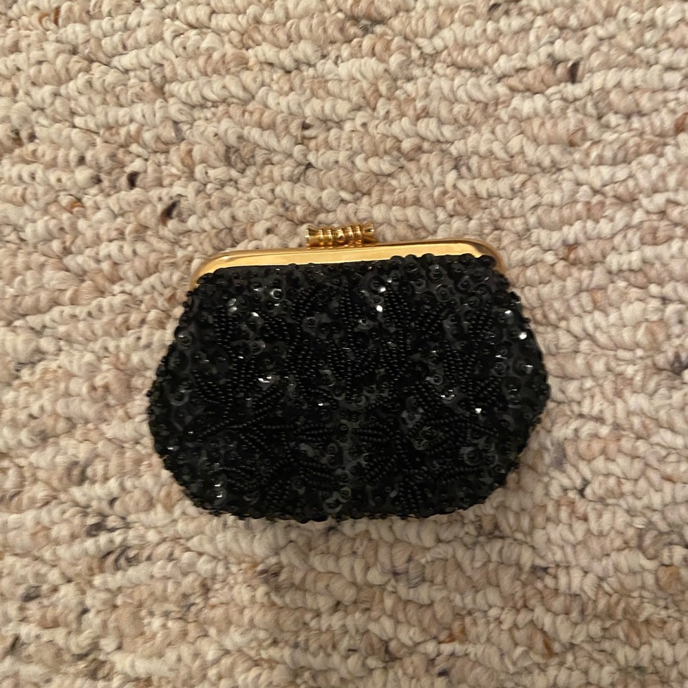 Small beaded change purse